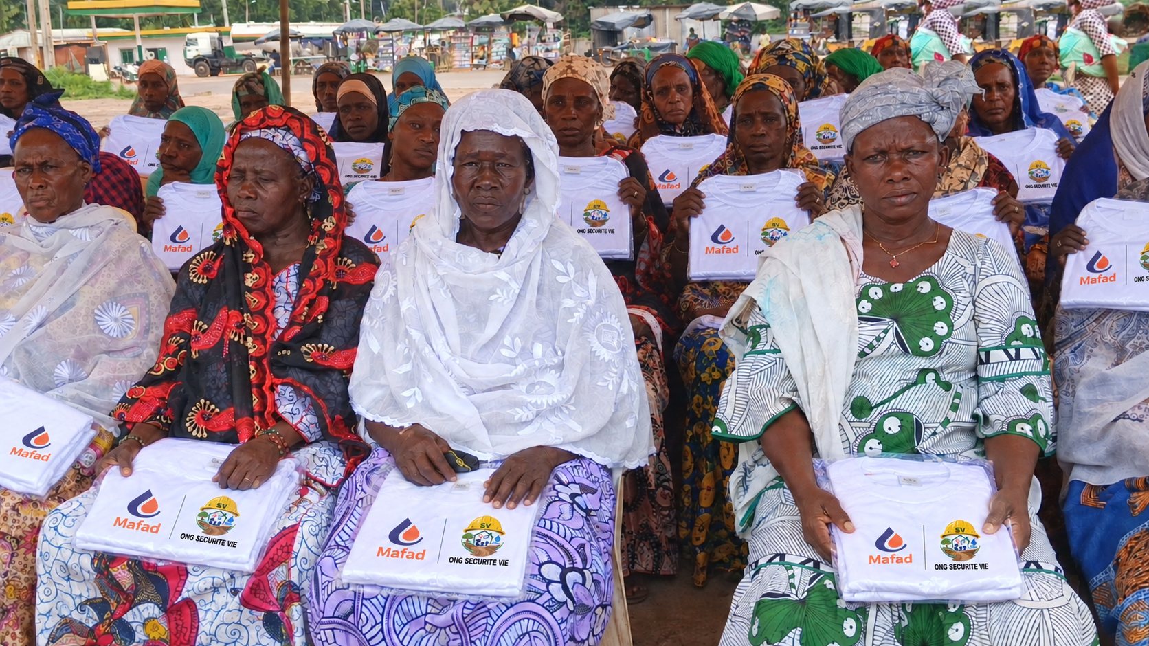 Activité communautaire avec les femmes, en partenariat avec Mafad
